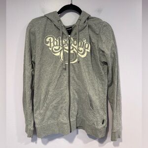 Grey‎ zip up Patagonia graphic sweatshirt